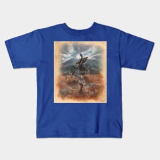 David fights Goliath Kids T-Shirt